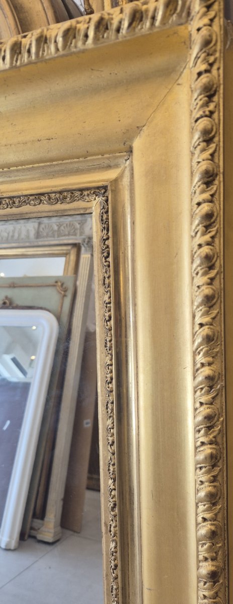 Miroir Napoléon III doré  110*138cm-photo-2