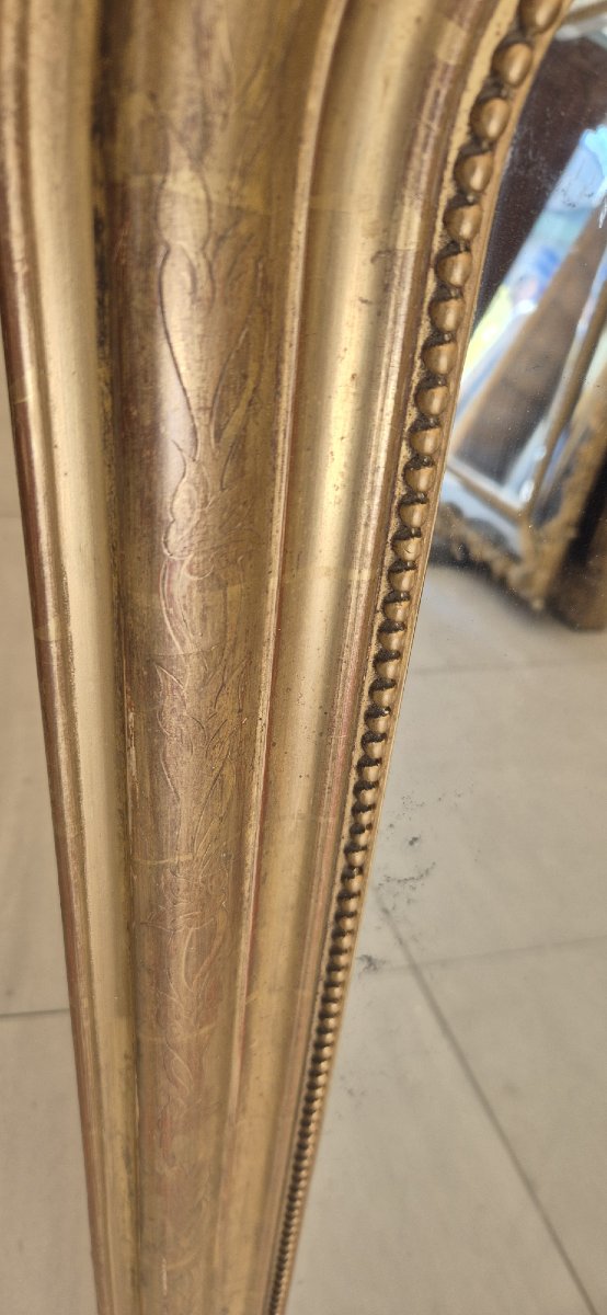 Miroir Louis Philippe doré  77*97cm-photo-2