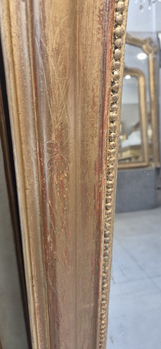 Miroir Louis Philippe doré 120*145cm-photo-3