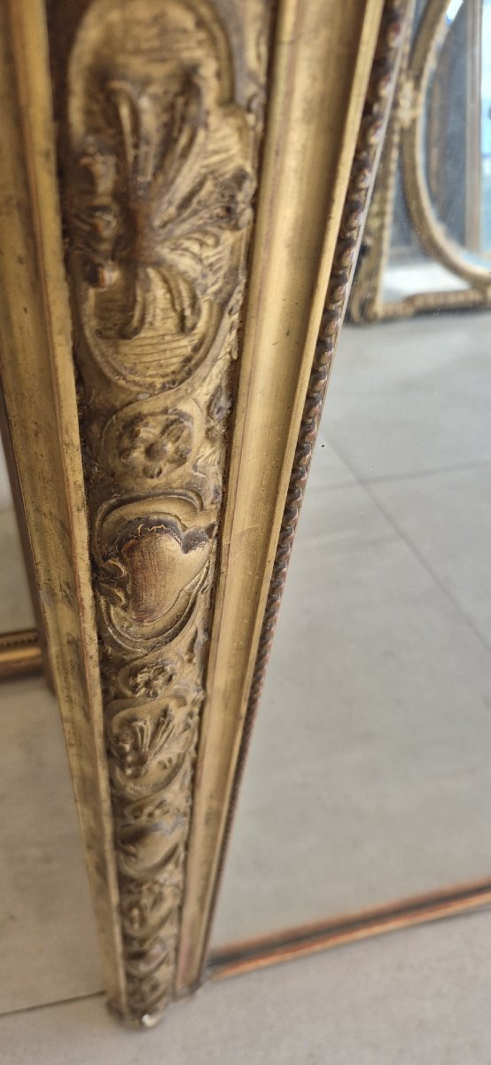Miroir Napoléon  III doré 122*170cm-photo-1