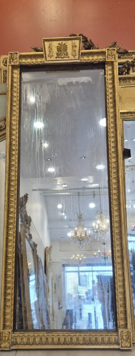 Trumeau Empire ancien  72*188cm-photo-3