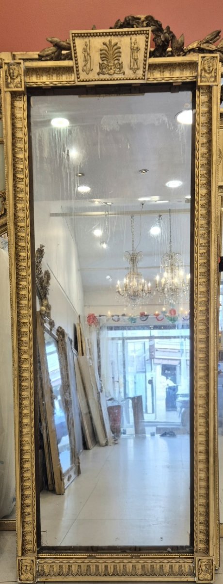 Trumeau Empire ancien  72*188cm-photo-3