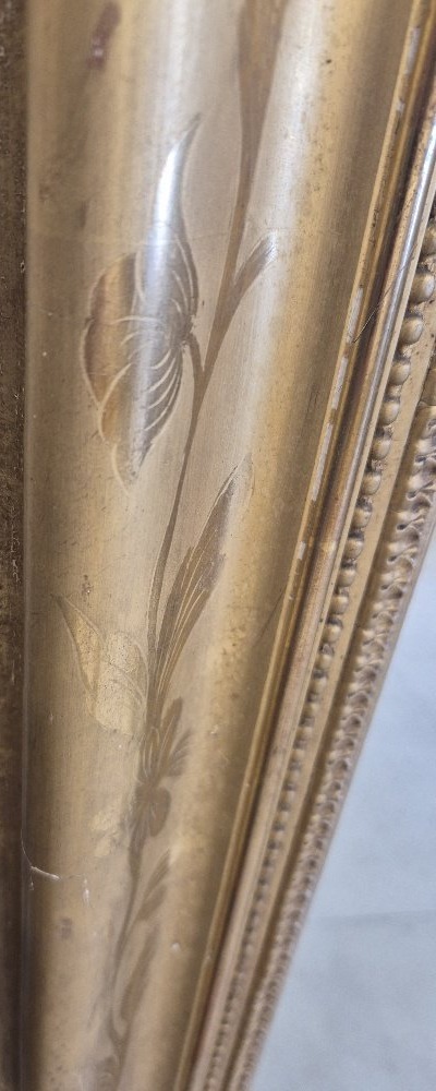 Gilded Louis Philippe Mirror, 115 X 157 Cm-photo-3