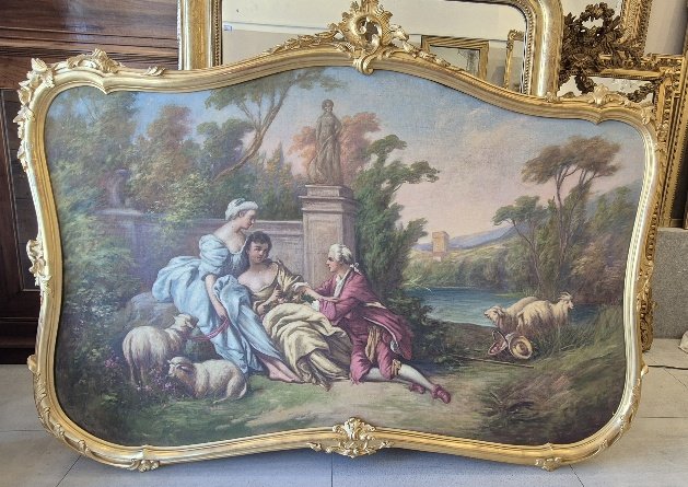 Trumeau Louis XV  grand format  185*140cm