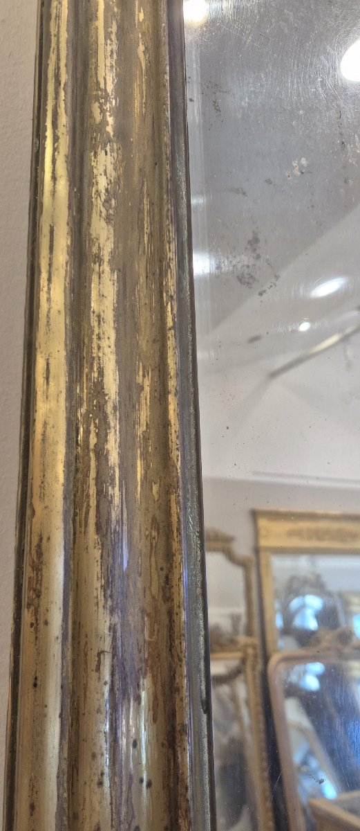 Miroir Bistrot cuivre doré  82*96cm-photo-2