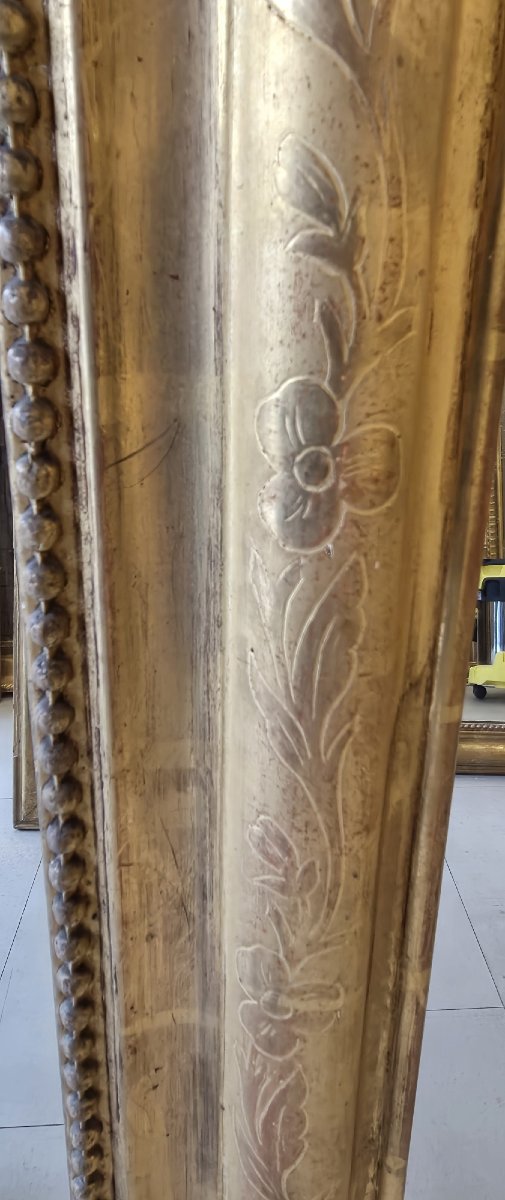 miroir doré Louis Philippe 87*124 cm-photo-2