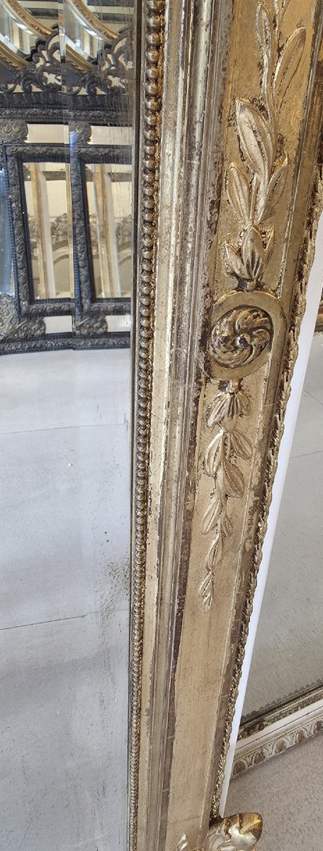 Miroir Napoleon III doré ancien  110*182CM-photo-1