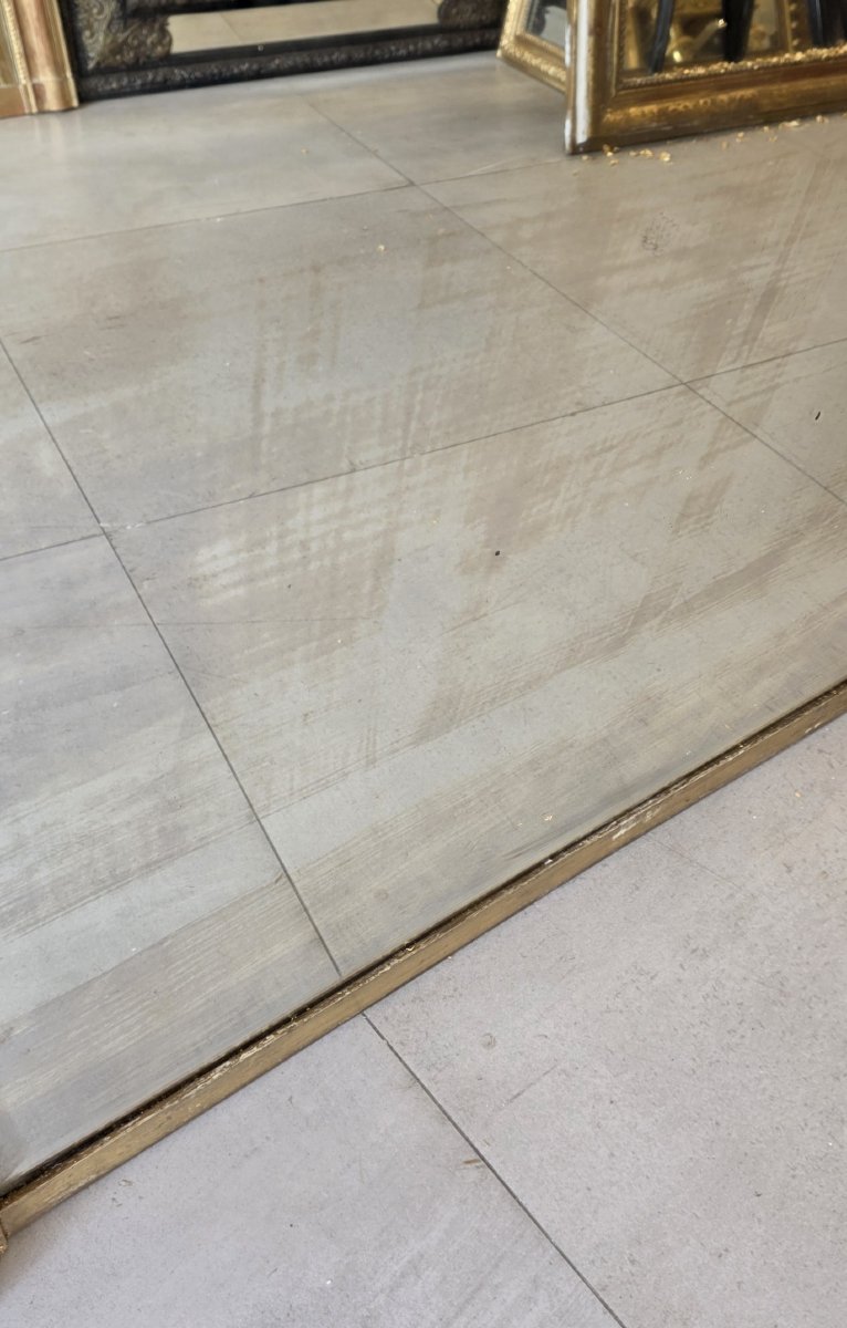 Miroir Napoleon III doré ancien  110*182CM-photo-2