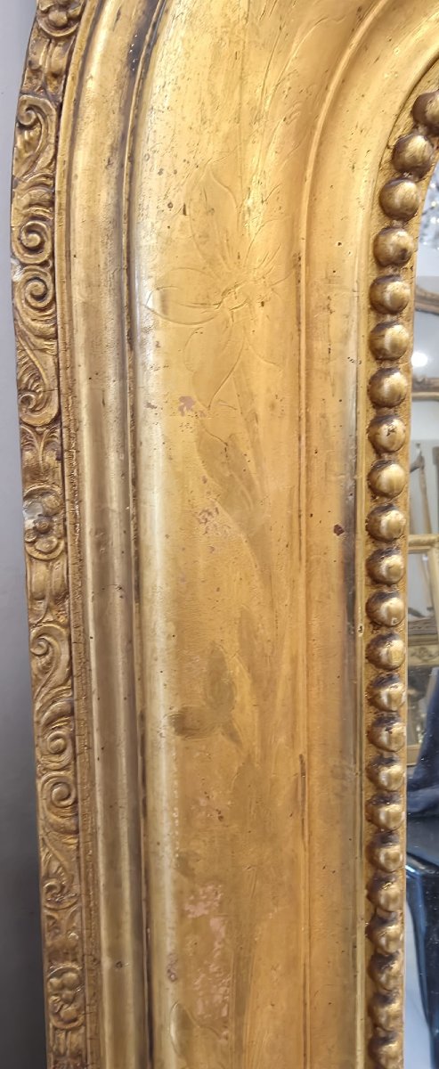 Antique Louis Philippe Mirror, 100 X 167 Cm-photo-2