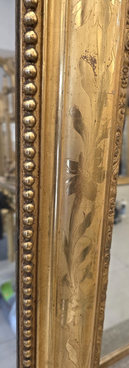 Antique Louis Philippe Mirror, 100 X 167 Cm-photo-3