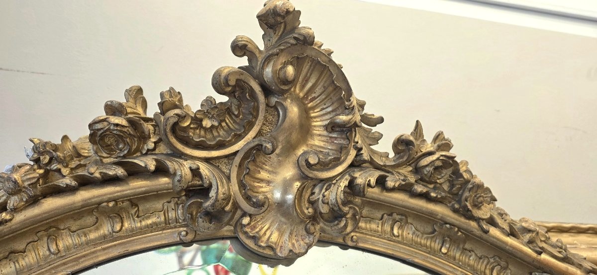 Grand miroir Louis XV ancien  150*210cm-photo-2