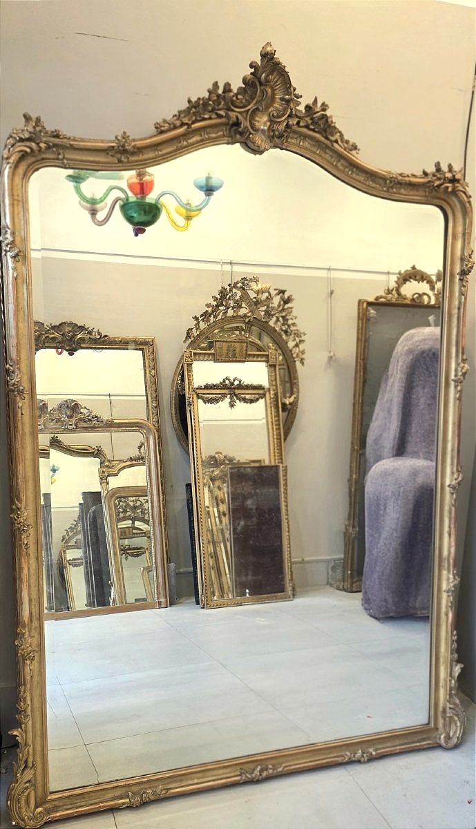 Grand miroir Louis XV ancien  150*210cm