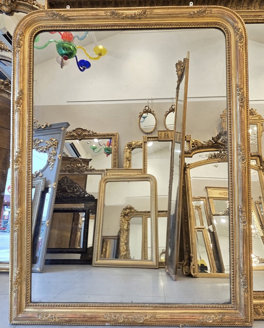 Miroir Louis Philippe doré  120*160cm