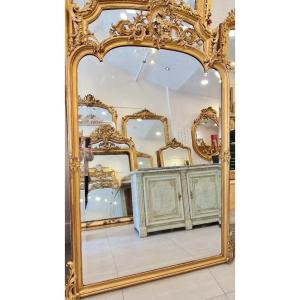 Miroir Louis XV Glace Biseautée 142*212 Cm