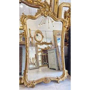 Miroir Louis XV glace biseautée  102*170cm