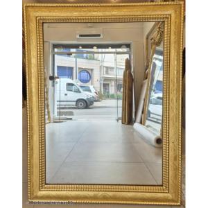 miroir doré Louis Philippe glace ancienne rectangulaire  86*112 cm