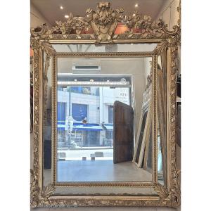 Miroir Napoléon III glaces parecloses  110*145cm
