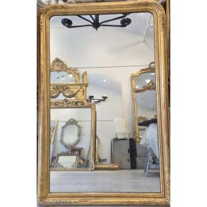Miroir restauration a fleurs glace ancienne 95cm*145cm 