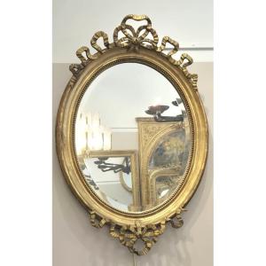 Miroir ovale Louis XVI   66*98cm