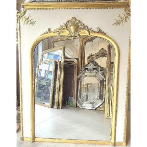 trumeau Napoleon III Glace ancienne de cheminée 126*155 CM