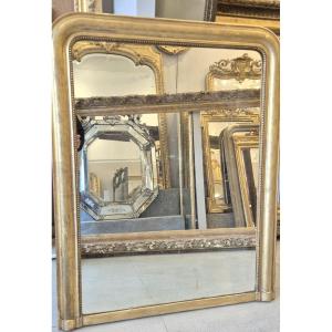 Miroir Louis Philippe  doré 100*126cm