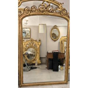 Miroir Louis XVI doré  128*204cm