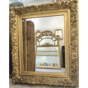 Rectangular Gold Mirror 108*130 Cm