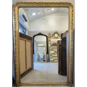 très grand miroir ancien glace de cheminée 158*220 cm