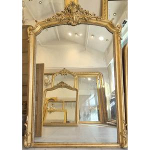 Miroir Louis Philippe avec cartouche rocaille  120*170cm