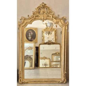 Miroir Napoléon III  doré  120*180cm