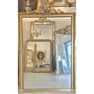Louis XVI Mirror, Gold-plated, 102 X 158 Cm 