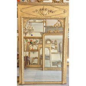 miroir trumleau art déco glace biseautée 105*170 cm