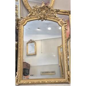 Miroir Napoleon III  doré 105*156CM
