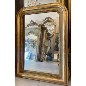 Miroir Louis philippe fleurs 64cm par 89cm