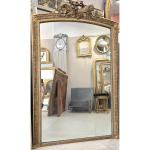 Miroir Louis XVI doré 103*156cm