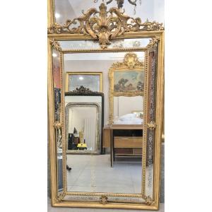 Antique Napoleon III Mirror, 100 X 167 Cm