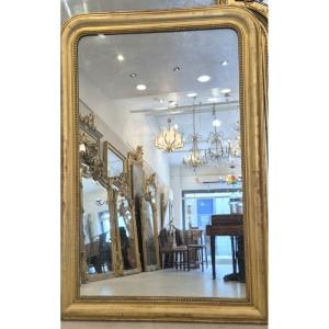 Antique Louis Philippe Mirror With Gold Leaf, 100 X 145 Cm