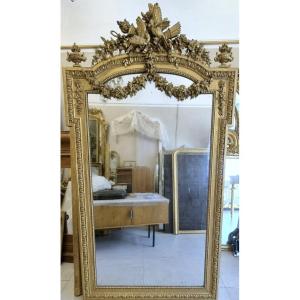 Antique Napoleon III Ceremonial Mirror, 120 X 215 Cm