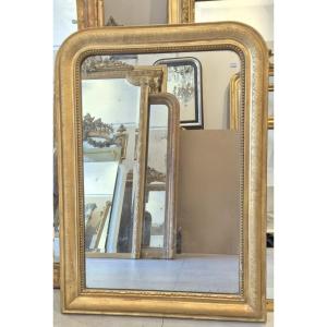 Miroir Louis Philippe ancien doré 75*110cm