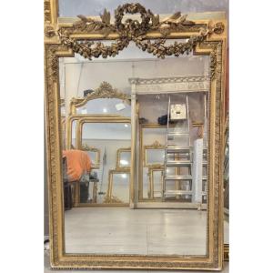 Miroir Louis XVI  doré ancien  110*158cm