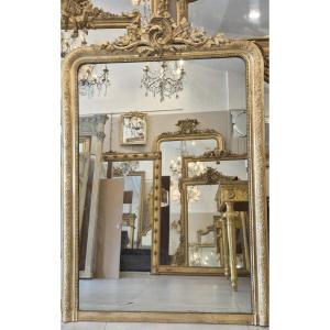 Miroir Napoléon III doré 113*170cm