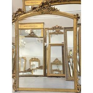 Gilded Louis XVI Mirror  105 X 140 Cm