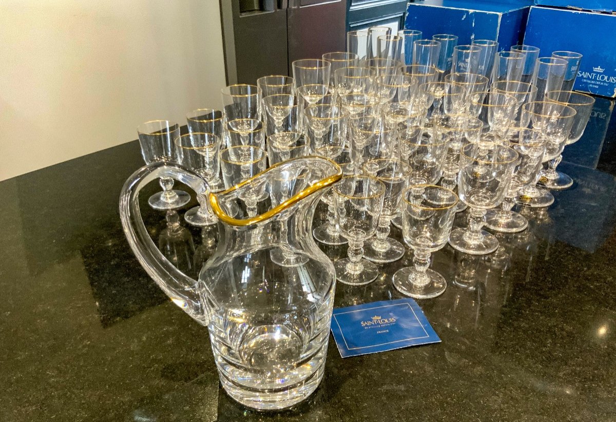 Proantic Saint Louis Service 48 Pieces Gold