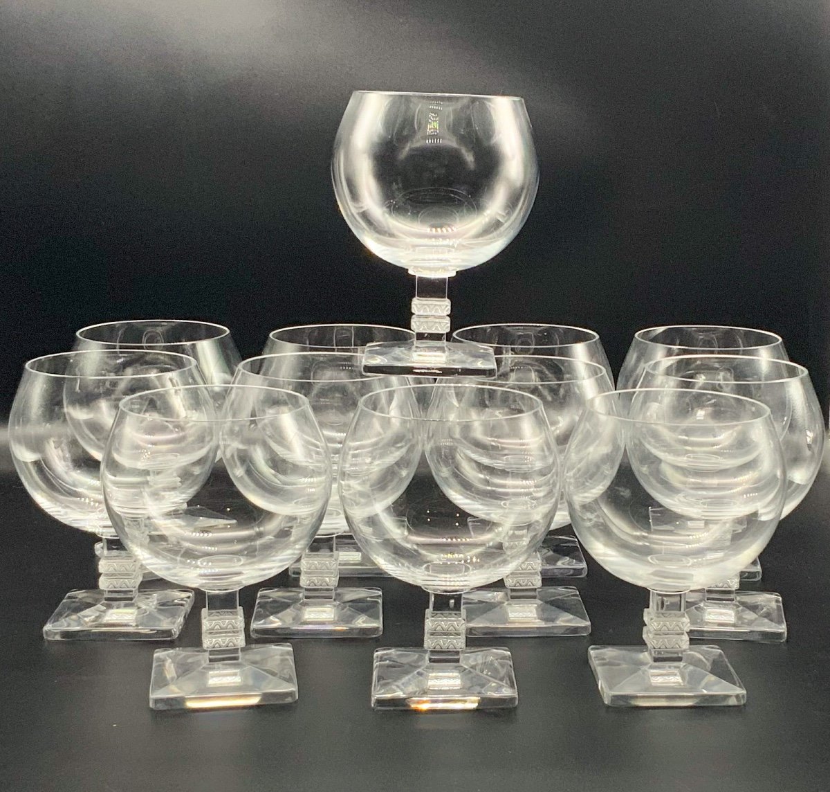 Lalique 12 Verres à Bourgogne Argos-photo-1