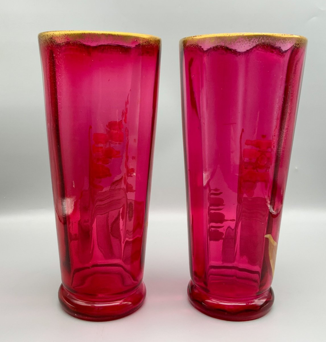 Pair Of Legras Vases-photo-3