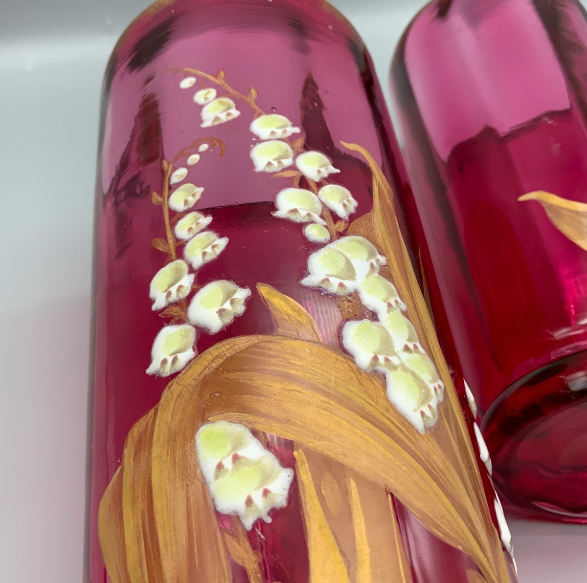 Paire De Vases Legras -photo-4