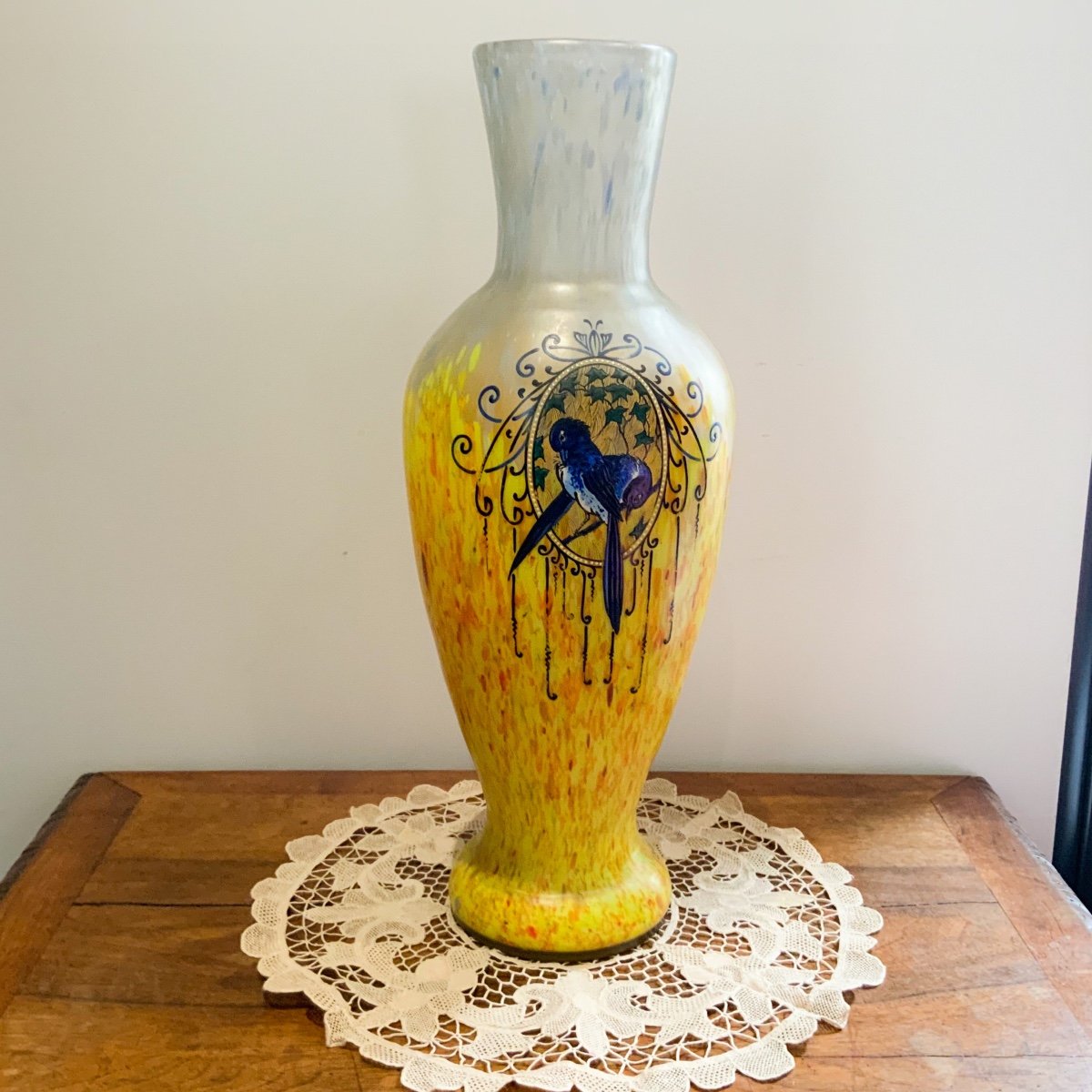 Vase Legras Art Nouveau 55 Cm Printania