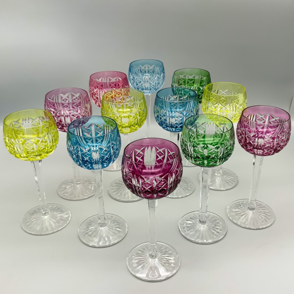 Saint Louis 12 Verres à Porto Riesling -photo-4