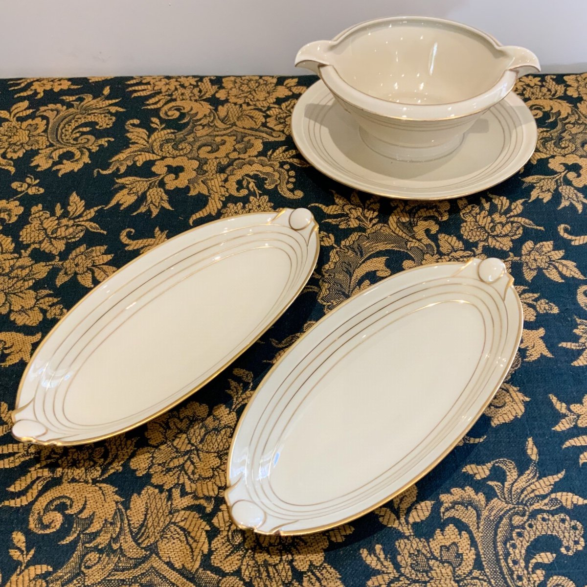Service De Table Porcelaine 35 Pièces Ancienne Fabrique Royale De Limoges-photo-4