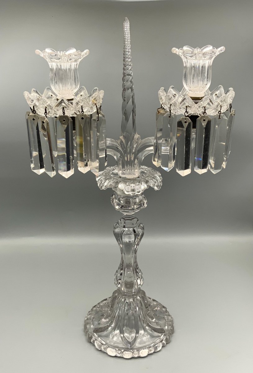 Saint Louis Girandole Crystal 2 Arms